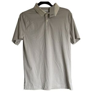 Goodfellow & Co Gray Polo Shirt with Stripes